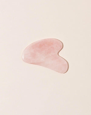 Guasha Facial de Cuarzo Rosa