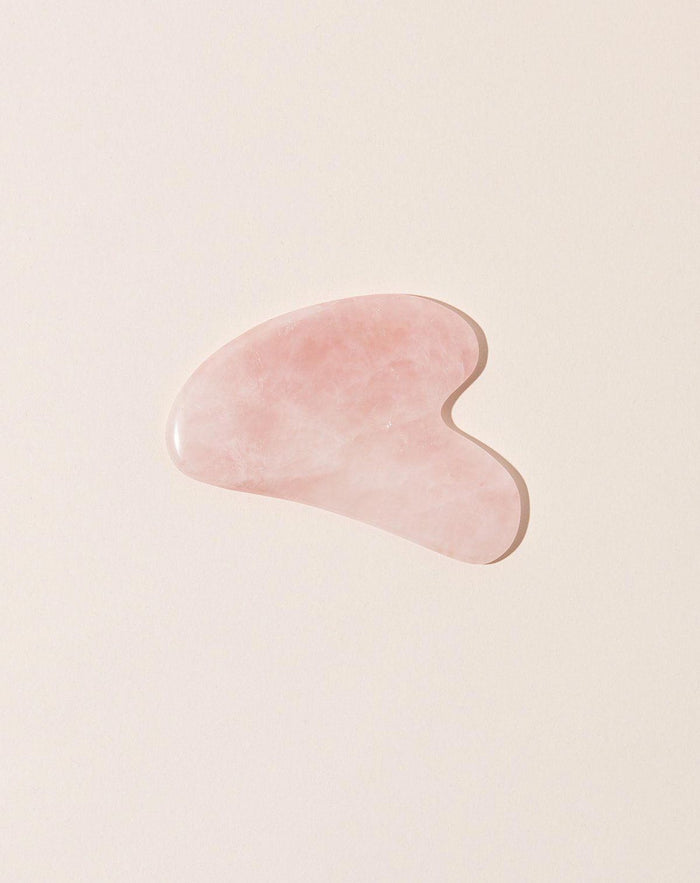 Guasha Facial de Cuarzo Rosa