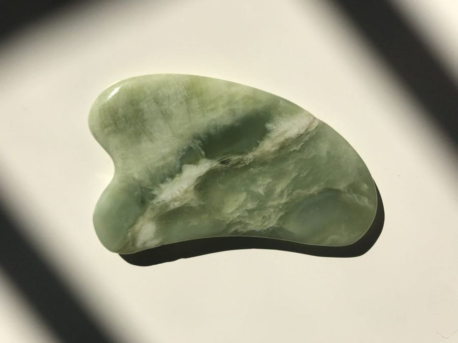 Guasha Facial de Jade Verde